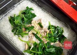 猪肝菠菜粥的做法图解12