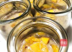 芒果巧克力双色布丁的做法图解7