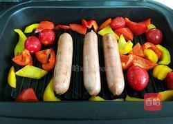 彩椒煎香肠的做法图解6
