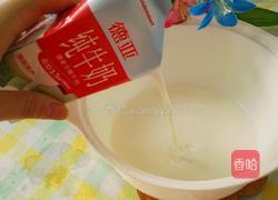 芝麻牛奶煎饼的做法图解2