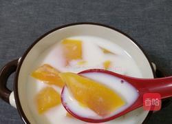 牛奶炖木瓜的做法图解7
