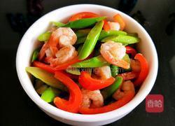 芦笋炒虾仁(减脂餐）的做法图解13