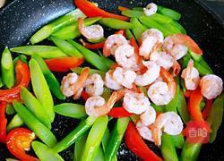 芦笋炒虾仁(减脂餐）的做法图解11