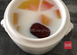 木瓜炖牛奶的做法图解6