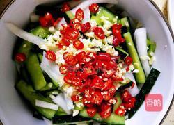 爽脆腌黄瓜的做法图解7