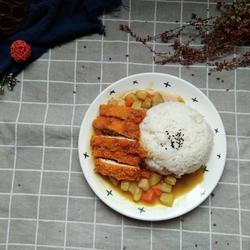 咖喱鸡排饭的做法[图]