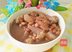 白萝卜花生牛肉丸子汤的做法图解13