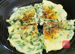 油麦菜鸡蛋煎饼的做法图解8