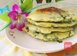 油麦菜鸡蛋煎饼的做法图解9