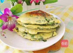 油麦菜鸡蛋煎饼的做法图解11