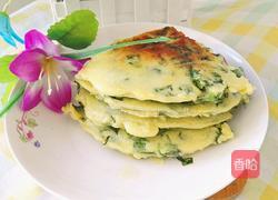 油麦菜鸡蛋煎饼的做法图解10