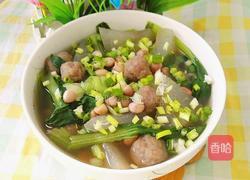 冬瓜青菜花生牛肉丸子汤的做法图解17