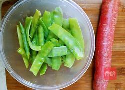 蒜泥荷兰豆的做法图解1