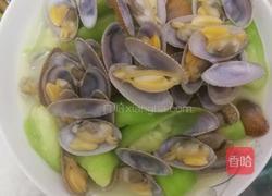 丝瓜炒花蛤的做法图解5