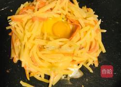 鸟巢土豆丝的做法图解7