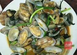 紫苏炒花甲的做法图解12