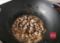 紫苏炒花甲的做法图解6