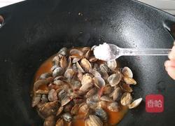 紫苏炒花甲的做法图解8