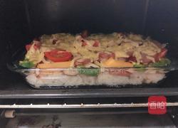 韩式鲜蔬牛肉肠焗饭的做法图解13