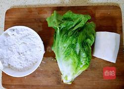 白萝卜拌汤的做法图解1