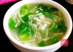 白萝卜拌汤的做法图解13