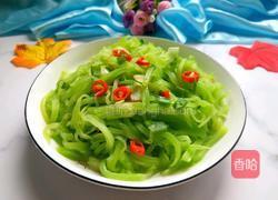 夏日清爽轻食#脆爽莴苣丝的做法图解1