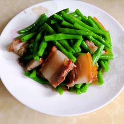 烧肉炒豆角的做法[图]