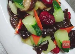 Illustration of healthy vegetable stir-fry 11