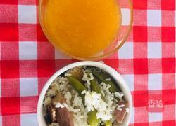 四季豆腊肉焖饭的做法图解4