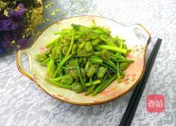 蒜苗炒蚕豆的做法图解12