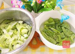 胡萝卜炒芥菜的做法图解3