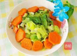 胡萝卜炒芥菜的做法图解12