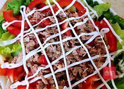 金枪鱼蔬菜沙拉#夏日减脂轻食菜#的做法图解13