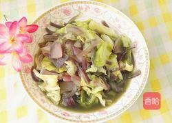洋葱炒莲花白的做法图解12