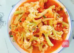 Illustration of how to make cauliflower with tomato sauce 12