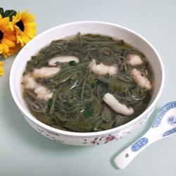 虾滑莼菜汤