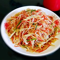 炝拌土豆丝的做法[图]