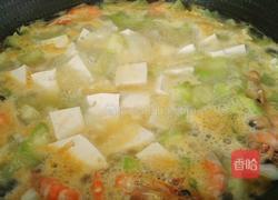 丝瓜鲜虾豆腐羹的做法图解13