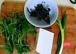 龙须菜豆腐汤的做法图解1