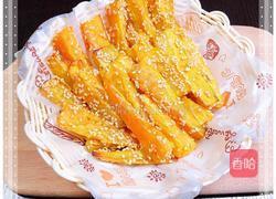 香烤芝麻红薯条的做法图解10