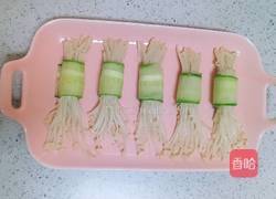 黄瓜金针菇卷的做法图解6