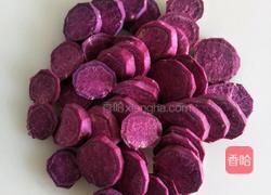 紫薯椰蓉球的做法图解1
