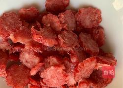 腊肠玉米豇豆的做法图解2