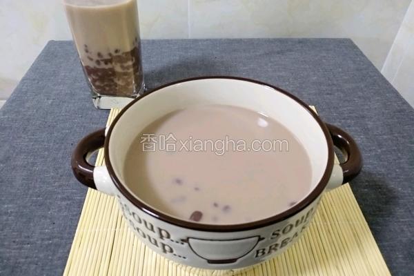 红豆奶茶(简单版)