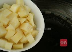 土豆炒菜心的做法图解5