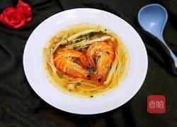 菌菇鲜虾汤的做法图解20