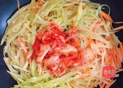 辣白菜醋溜三丝的做法图解7