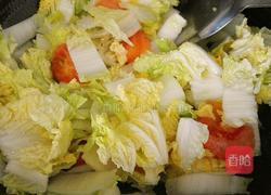 西红柿炒白菜的做法图解7