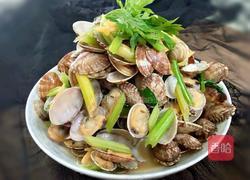 蛤蜊炒芹菜的做法图解8