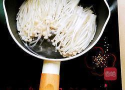白灼金针菇的做法图解3